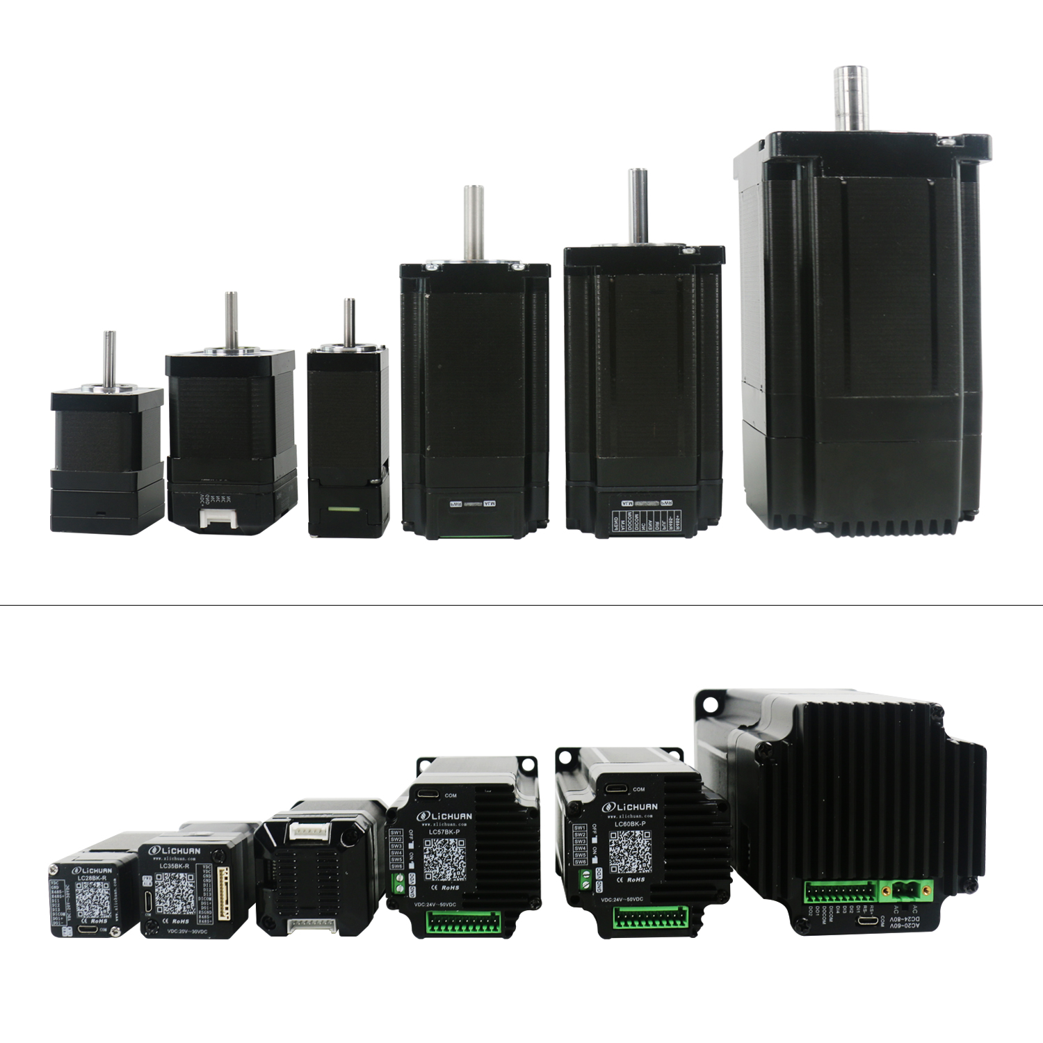 Uusi lanseeraus: Lichuan Backpack Type Open Loop Sulje -silmukka Integroitu askelmoottori, kirjoittanut Shenzhen Xinlichuan Electric Co., Ltd.