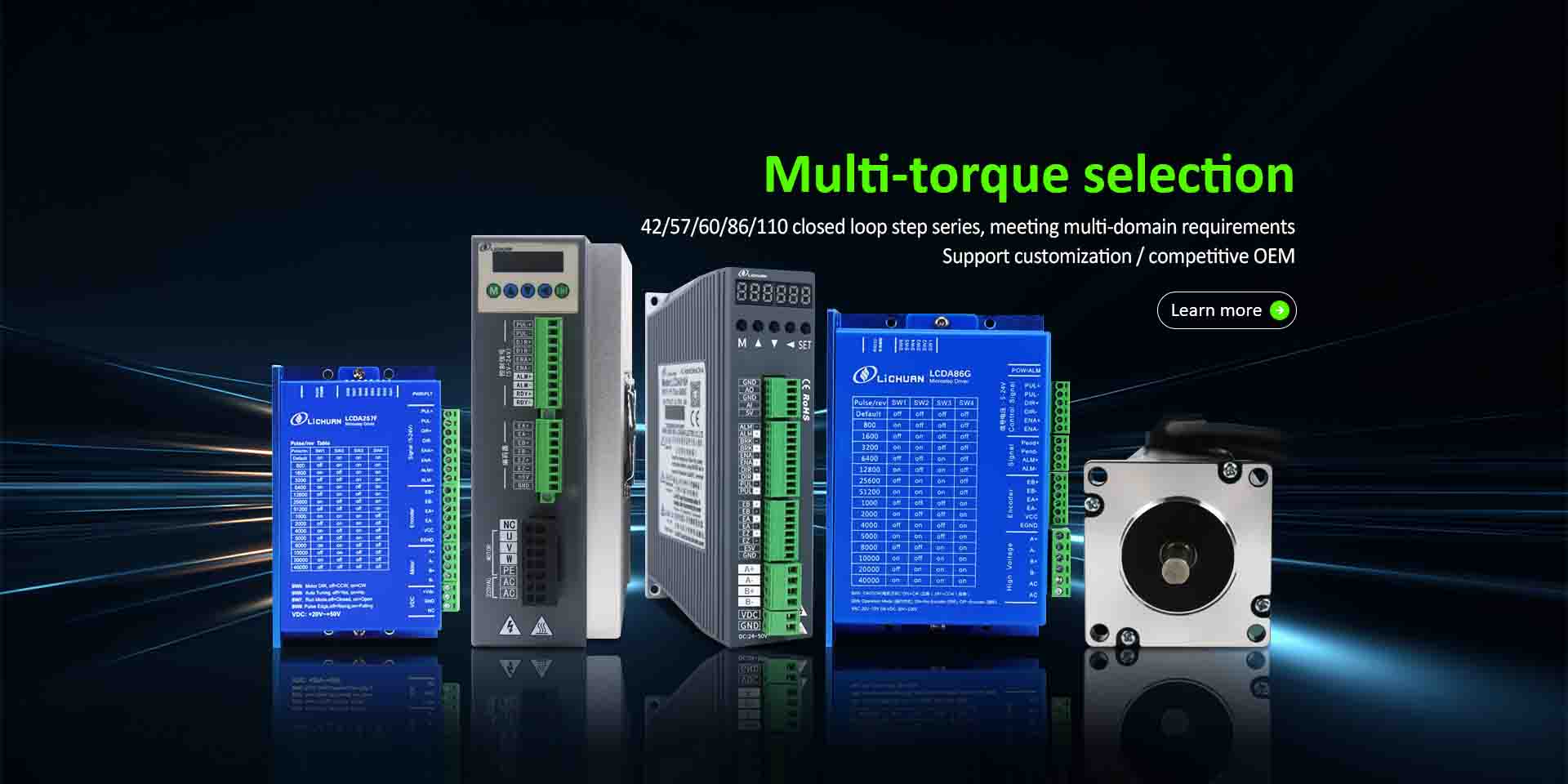 Kiinan suljetun silmukan avoimen silmukan askelmoottoriohjaintehdas